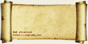 Vasilije Čanak vizit kartica